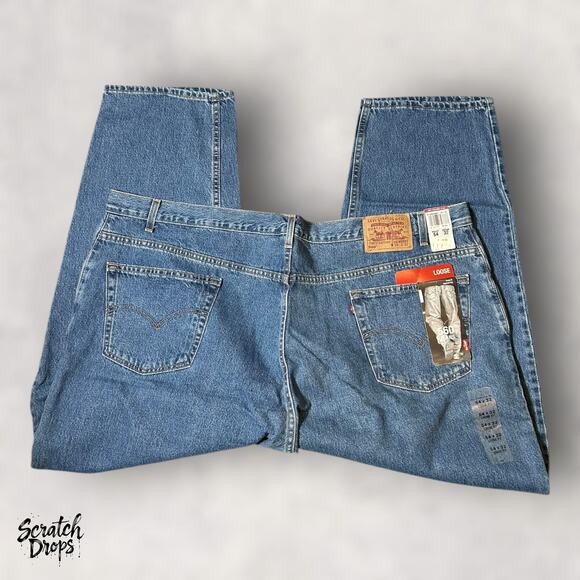 Levi's Men's 560 Loose Fit Tapered Leg Jeans W54 L32 Classic Comfortable Denim - Picture 8 of 9